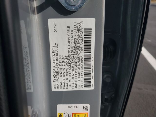 2026 Honda Accord SE