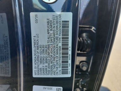 2026 Honda Accord SE