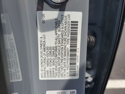 2026 Honda Accord SE