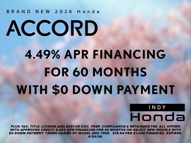 2026 Honda Accord SE