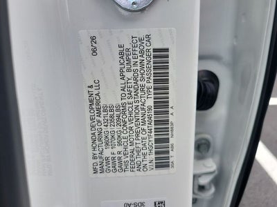2026 Honda Accord SE