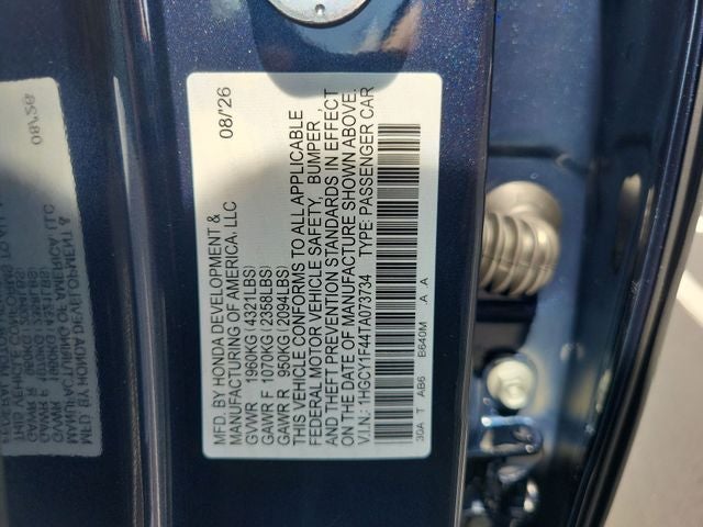 2026 Honda Accord SE