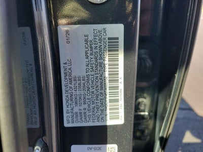 2026 Honda Accord SE