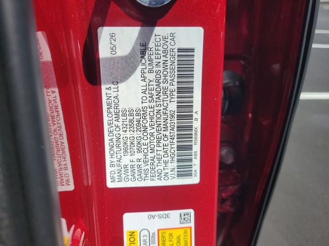 2026 Honda Accord SE