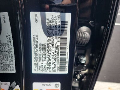 2026 Honda Accord SE
