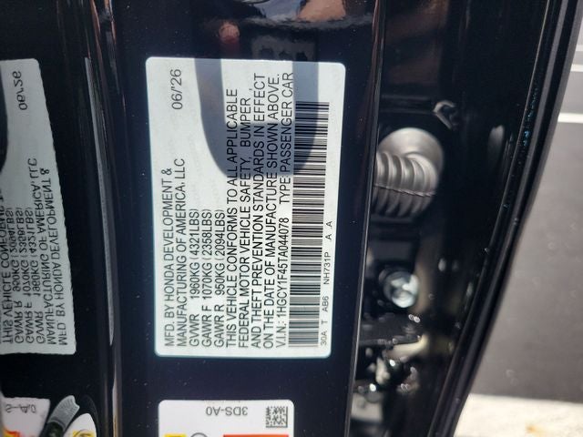2026 Honda Accord SE