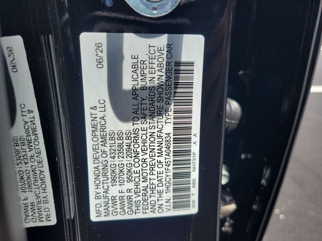 2026 Honda Accord SE