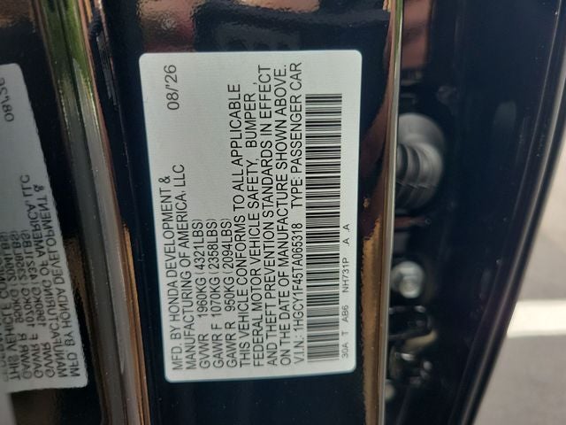 2026 Honda Accord SE