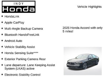 2026 Honda Accord SE