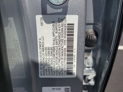 2026 Honda Accord SE