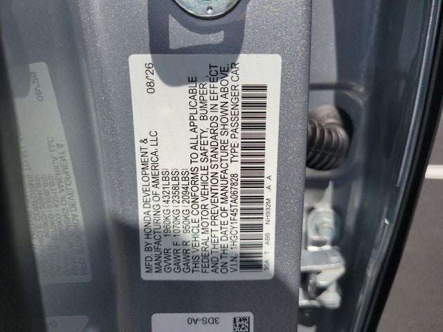 2026 Honda Accord SE
