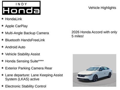 2026 Honda Accord SE