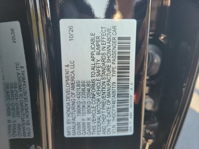 2026 Honda Accord SE