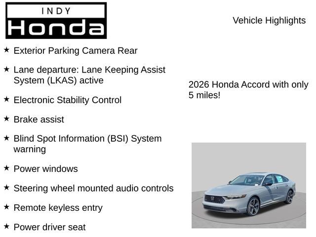 2026 Honda Accord SE