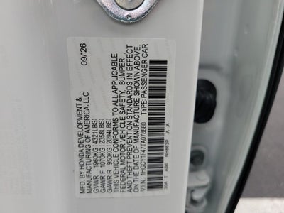 2026 Honda Accord SE