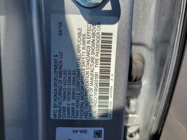 2025 Honda Accord SE