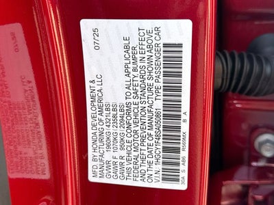 2025 Honda Accord SE