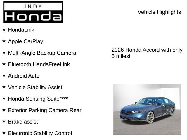 2026 Honda Accord SE
