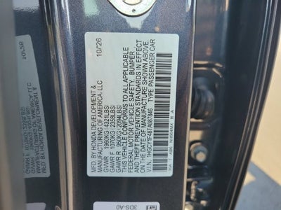 2026 Honda Accord SE