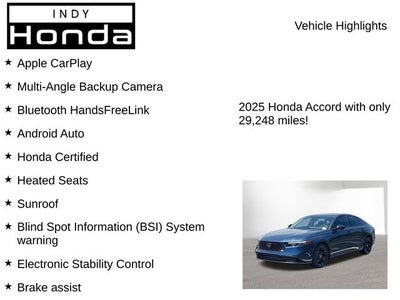 2025 Honda Accord SE