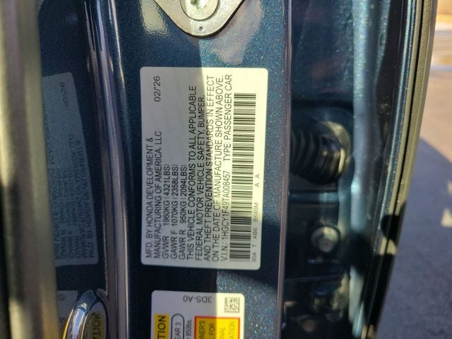 2026 Honda Accord SE