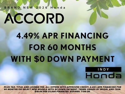 2026 Honda Accord SE
