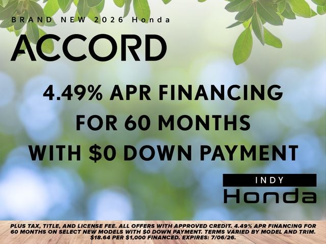 2026 Honda Accord SE