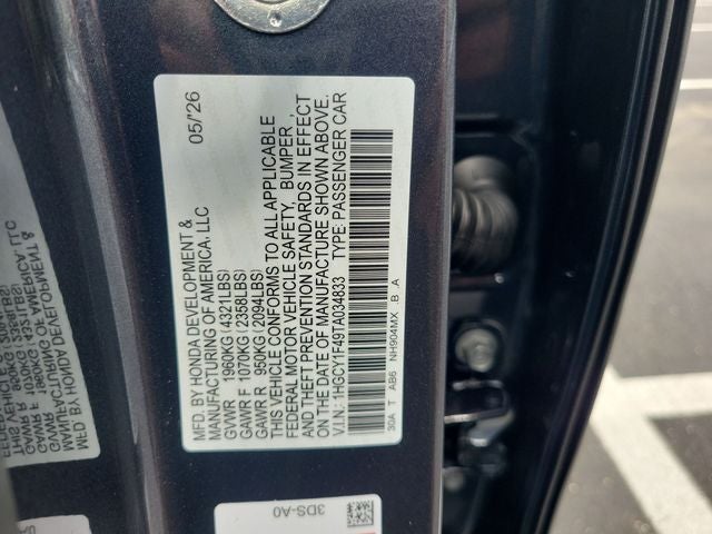 2026 Honda Accord SE