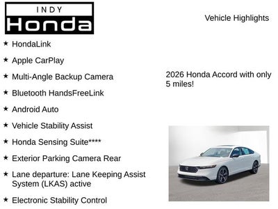 2026 Honda Accord SE