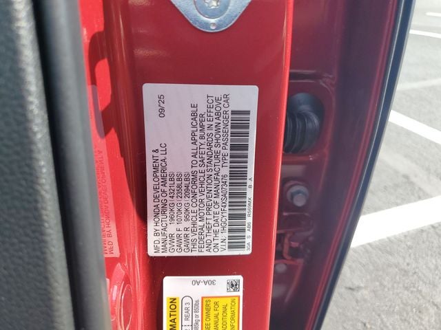 2025 Honda Accord SE