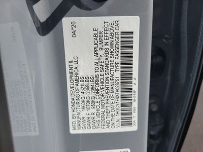 2026 Honda Accord SE