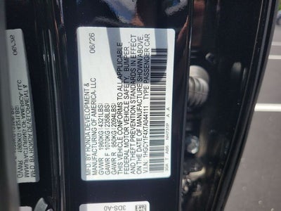 2026 Honda Accord SE