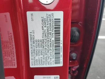 2026 Honda Accord SE