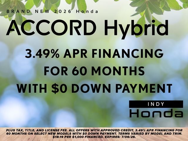 2026 Honda Accord Hybrid Sport