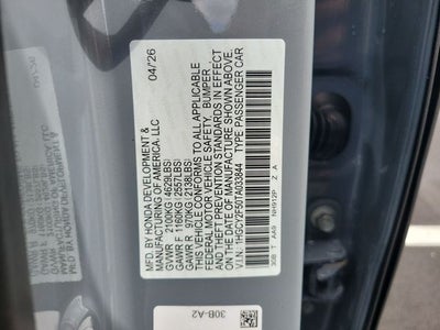 2026 Honda Accord Hybrid Sport