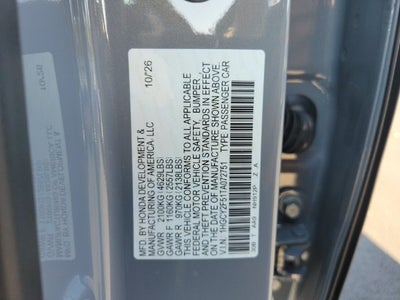 2026 Honda Accord Hybrid Sport