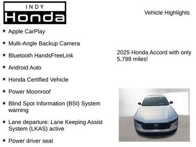 2025 Honda Accord Hybrid Sport