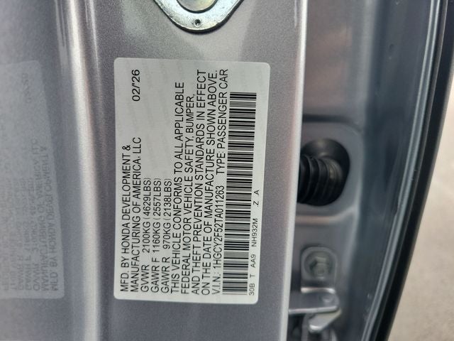 2026 Honda Accord Hybrid Sport