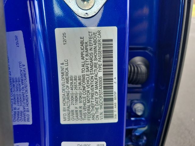 2026 Honda Accord Hybrid Sport