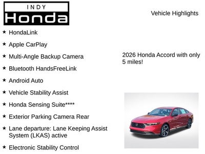 2026 Honda Accord Hybrid Sport