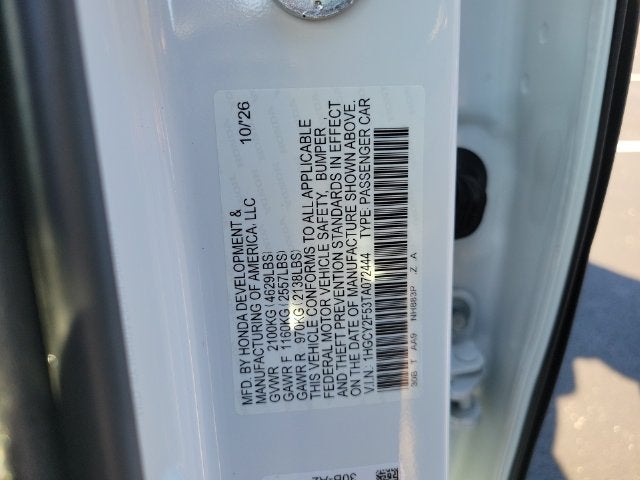 2026 Honda Accord Hybrid Sport