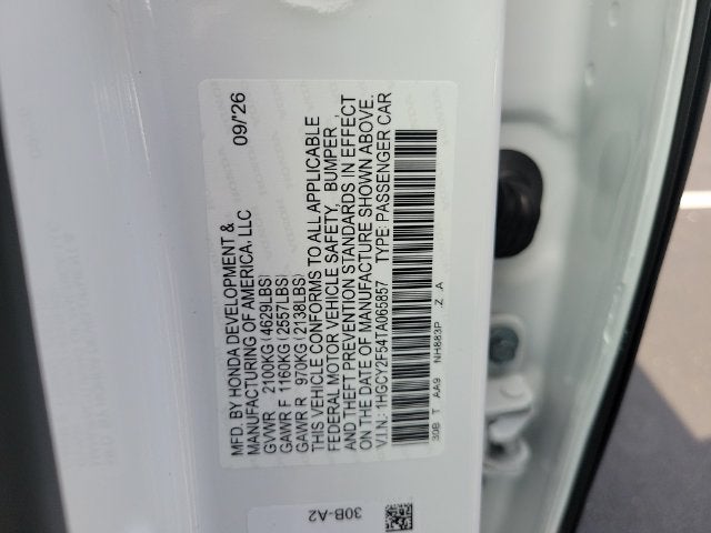 2026 Honda Accord Hybrid Sport