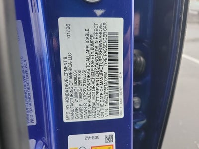 2026 Honda Accord Hybrid Sport