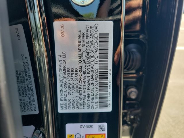 2026 Honda Accord Hybrid Sport