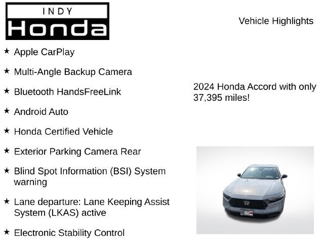 2024 Honda Accord Hybrid Sport
