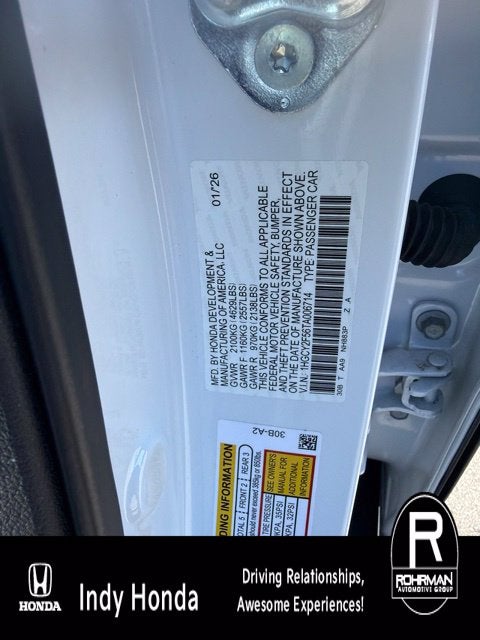 2026 Honda Accord Hybrid Sport