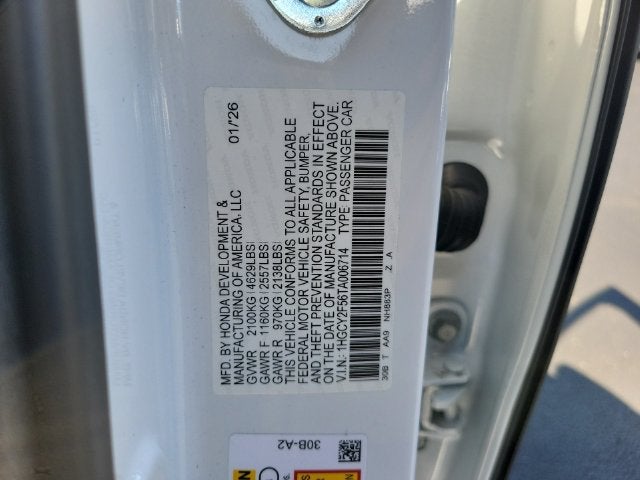 2026 Honda Accord Hybrid Sport