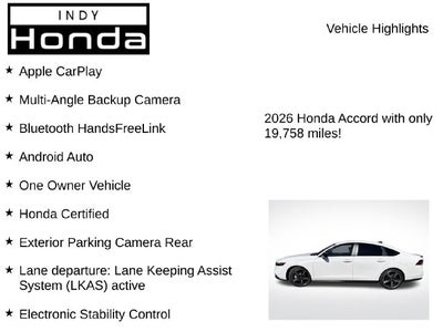 2026 Honda Accord Hybrid Sport