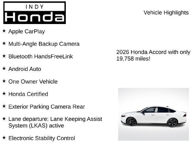 2026 Honda Accord Hybrid Sport