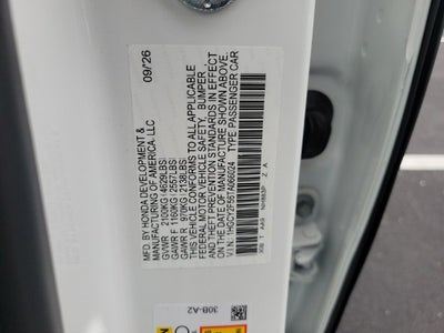 2026 Honda Accord Hybrid Sport